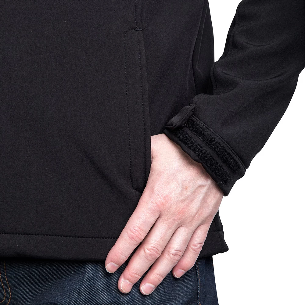 Trespass Mens Vander Softshell Jacket (Black) - Image 6