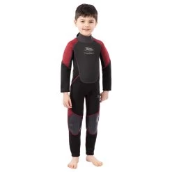 Trespass Kids Amigo 3mm Full Length Wetsuit (Merlot Marl)