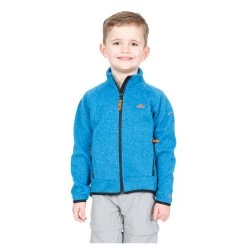 Trespass Kids Mario Full Zip Fleece (Blue Marl)