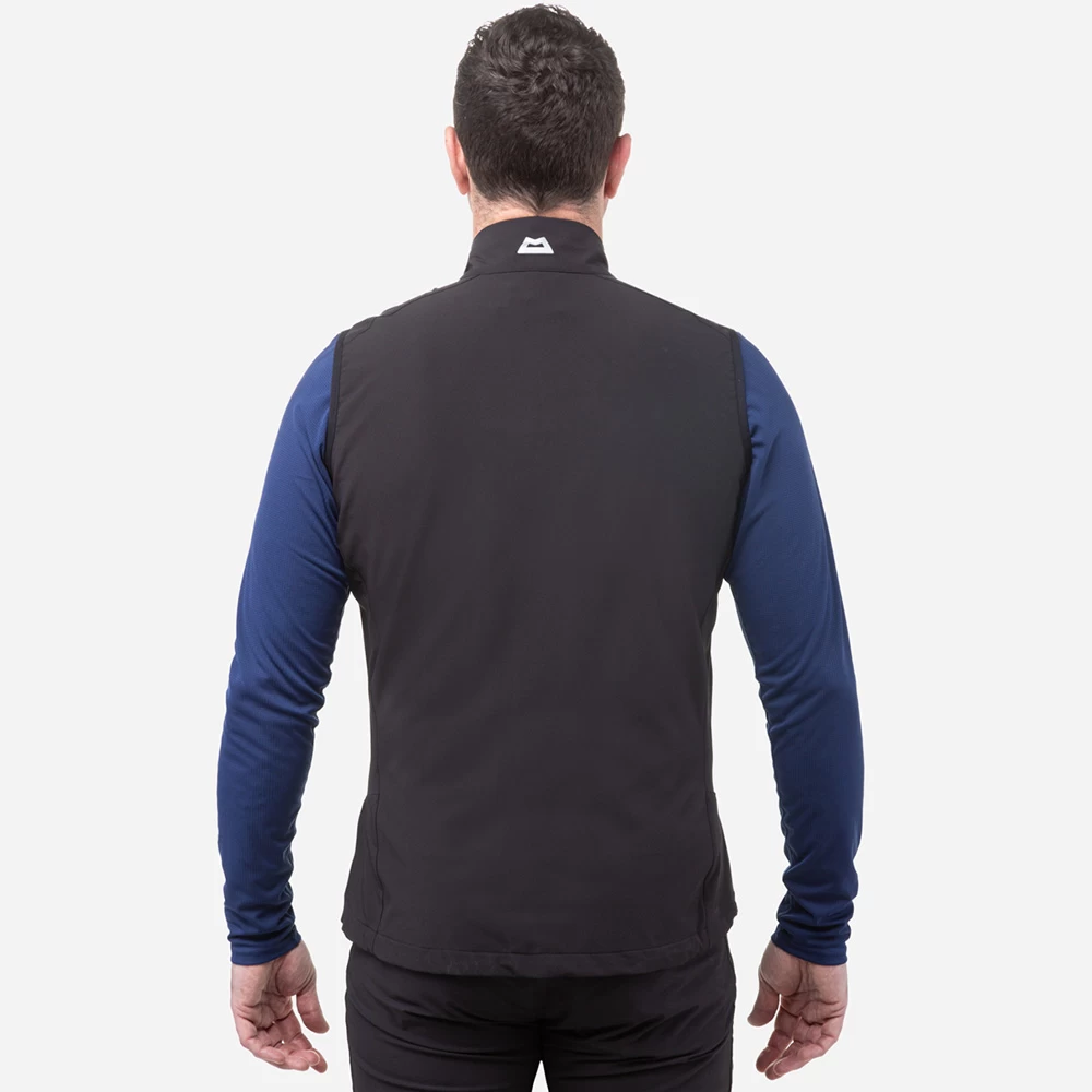 Mountain Equipment Mens Frontier Softshell Vest (Black) - Image 2
