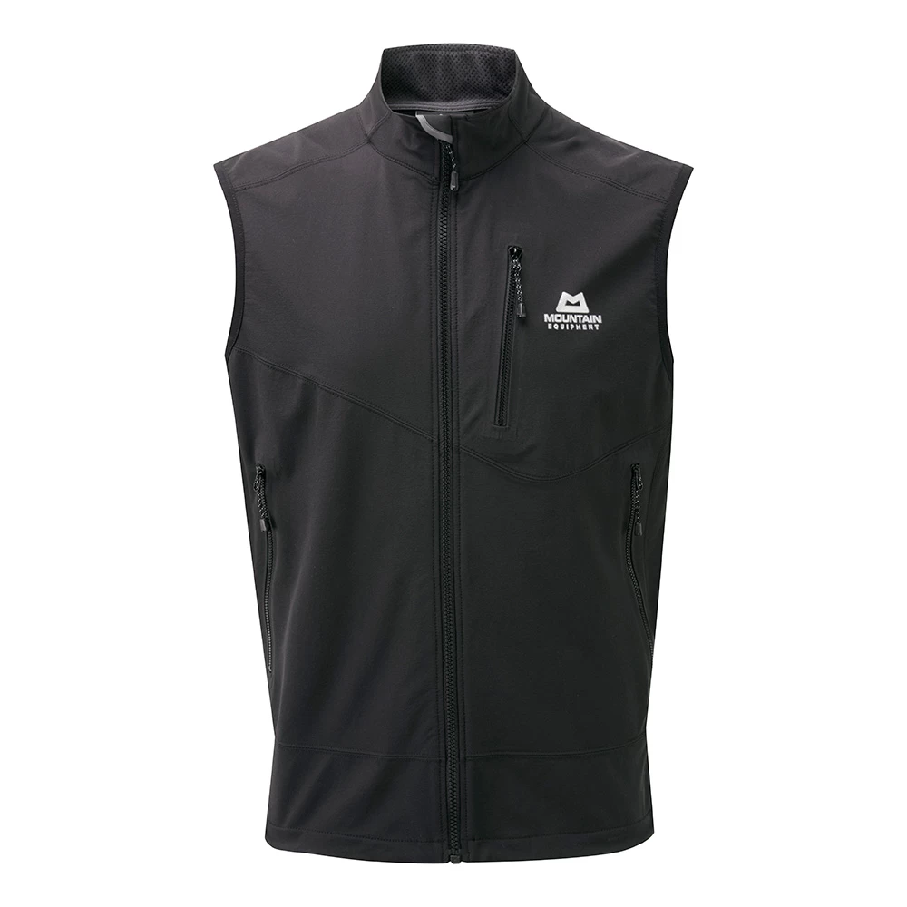 Mountain Equipment Mens Frontier Softshell Vest (Black) - Image 3