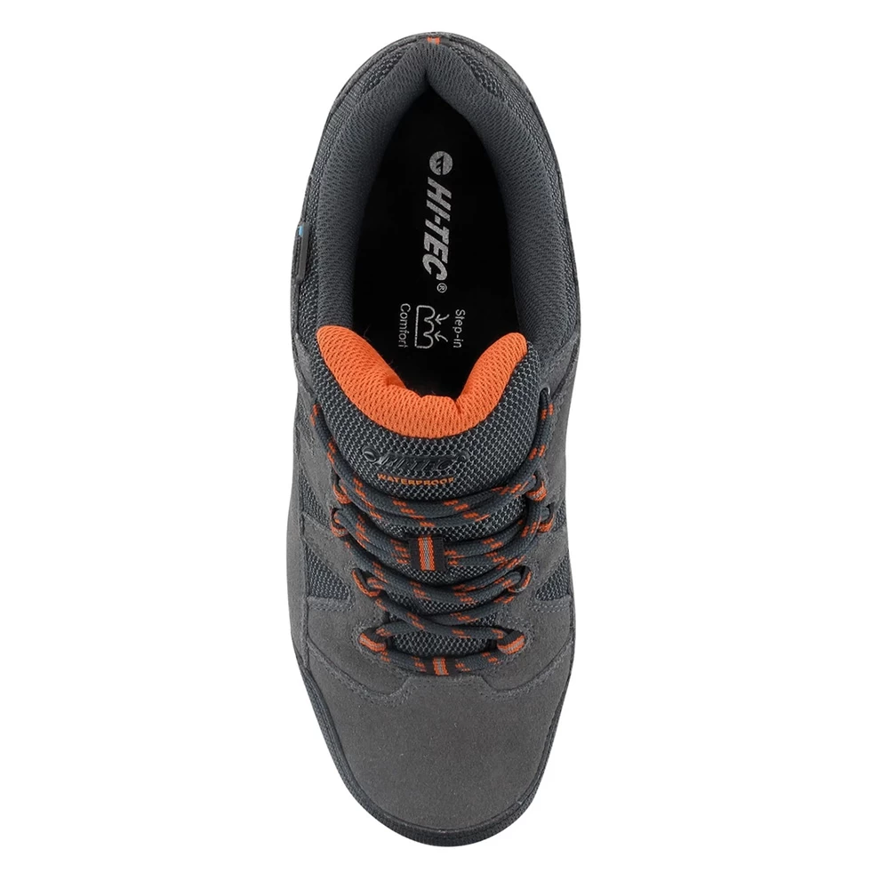 Hi-Tec Mens Bandera II Low Waterproof Wide Fit Walking Shoes (Charcoal) - Image 3