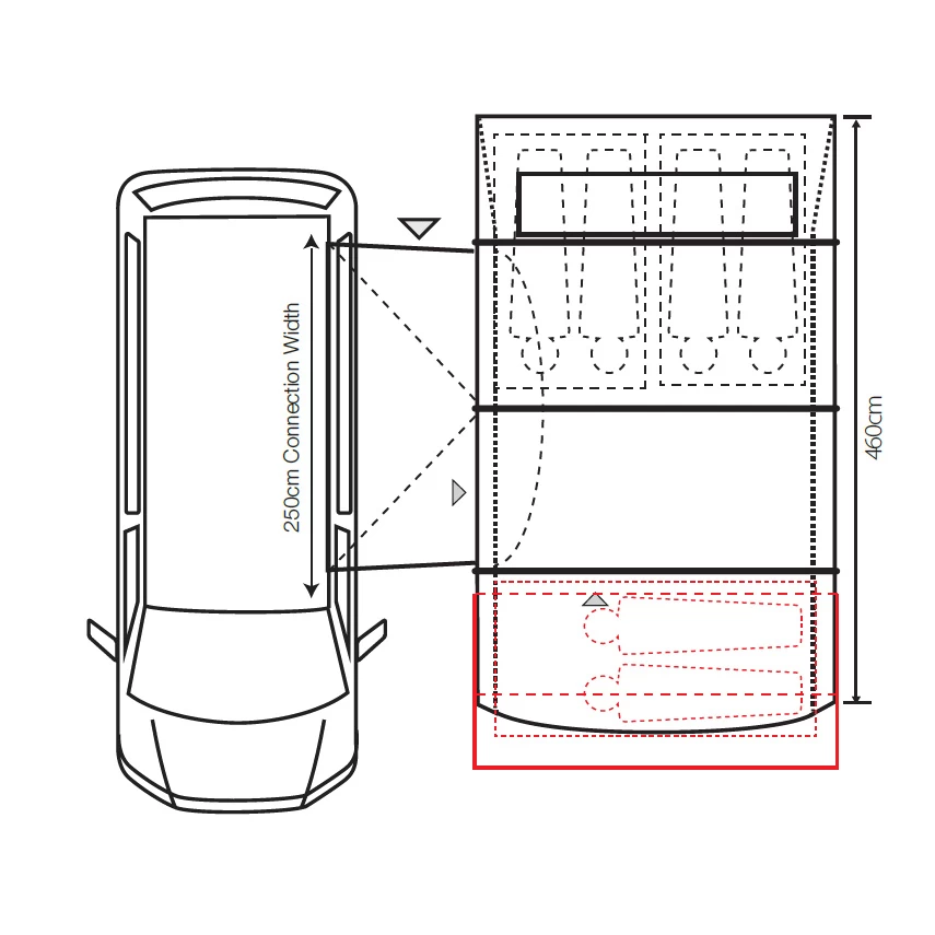 Outdoor Revolution Cayman Curl XLE F/G Drive Away Awning - Image 3