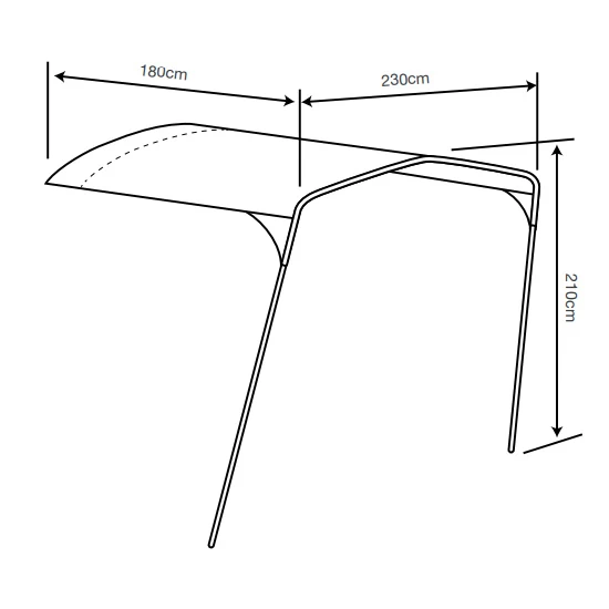 Outdoor Revolution Movelite Front Canopy - Image 5