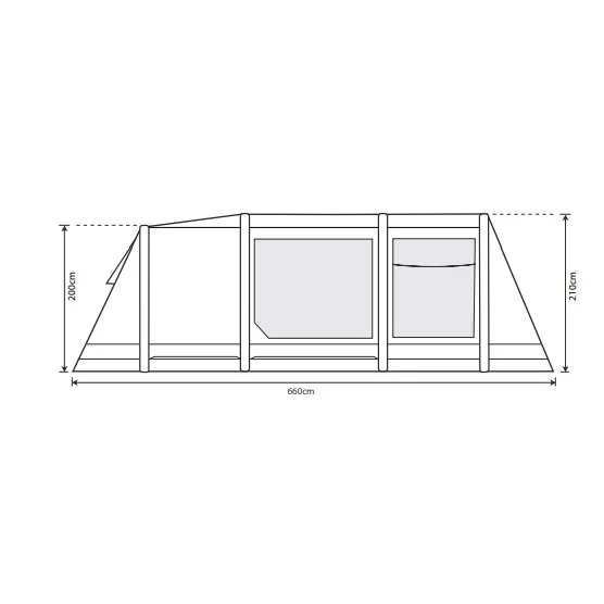 Outdoor Revolution Airedale 5.0s Air Tent - Image 12