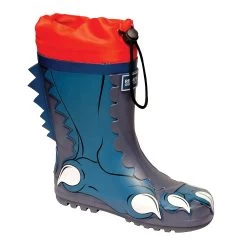 Regatta Kids Mudplay Dinosaur Wellingtons (Prussian / Blue Sapphire)