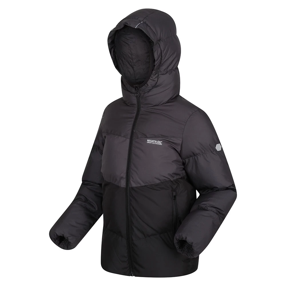 Regatta Kids Lofthouse VI Insulated Jacket (Ash / Dark Grey) - Image 4
