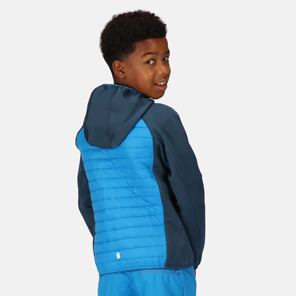 Regatta Kids Kielder Hybrid VI Insulated Jacket (Indigo Blue / Blue Wing) - Image 2