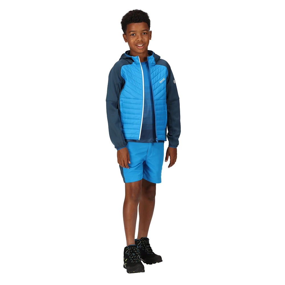 Regatta Kids Kielder Hybrid VI Insulated Jacket (Indigo Blue / Blue Wing) - Image 3