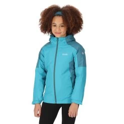 Regatta Kids Hurdle IV Waterproof Insulated Jacket (Pagoda Blue)