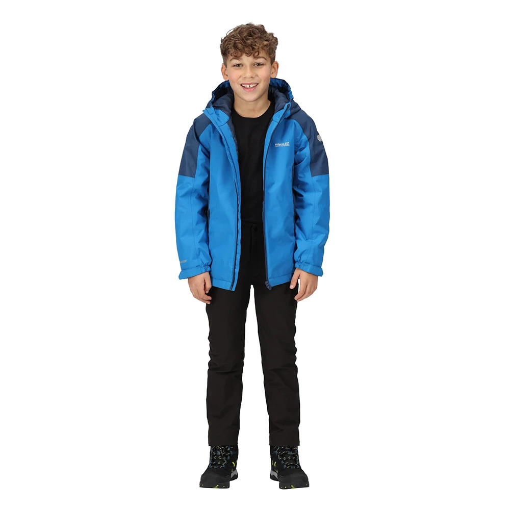 Regatta Kids Hurdle IV Waterproof Insulated Jacket (Skydiver Blue) - Image 3