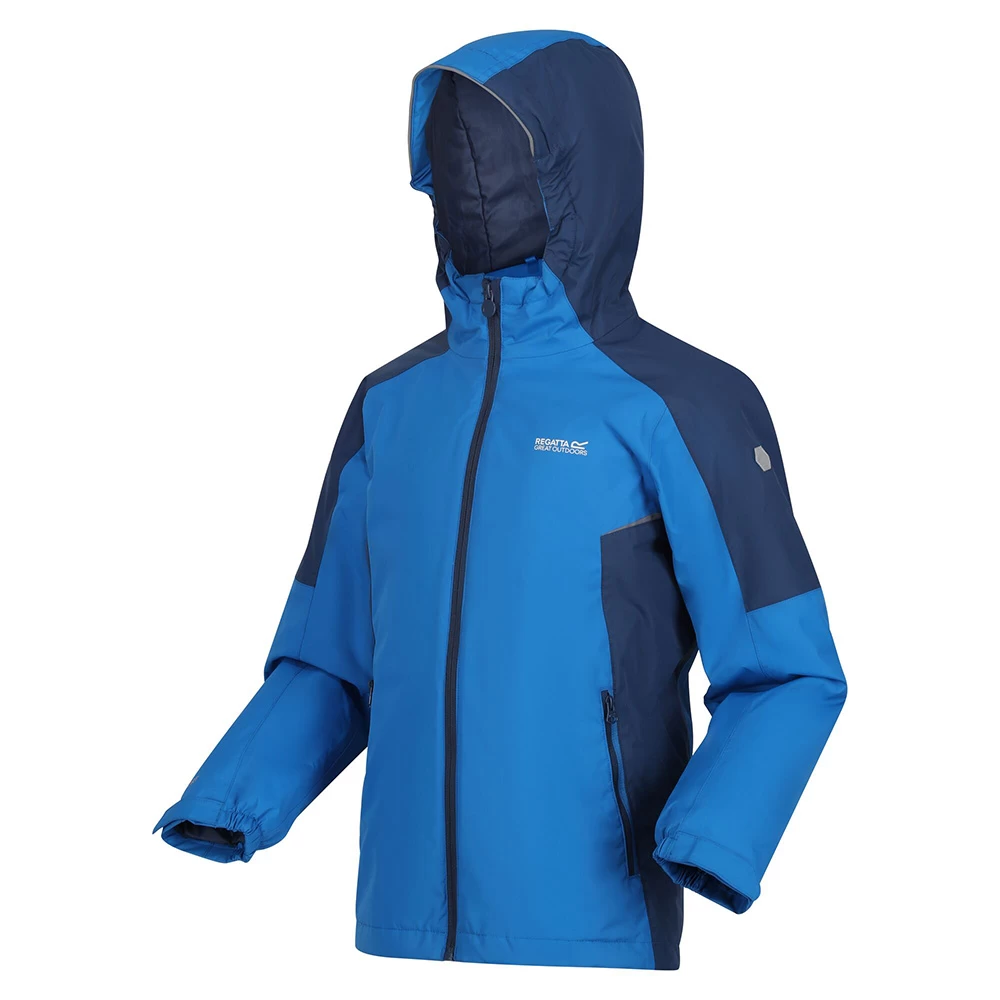 Regatta Kids Hurdle IV Waterproof Insulated Jacket (Skydiver Blue) - Image 4