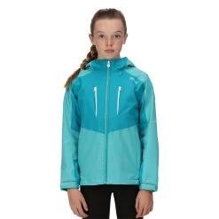 Regatta Kids Highton III Waterproof Jacket (Turquoise Enamel)