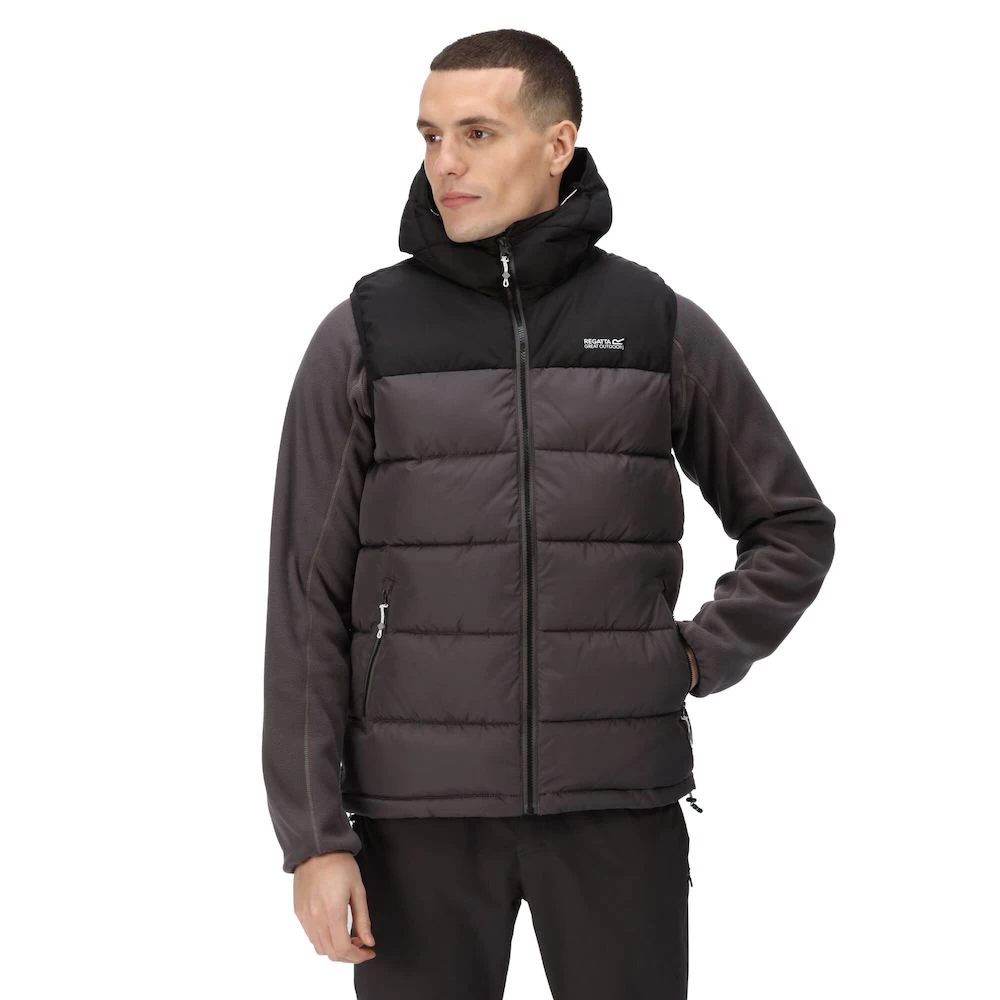 Regatta Mens Nevado Heavyweight Gilet (Black / Dark Grey)