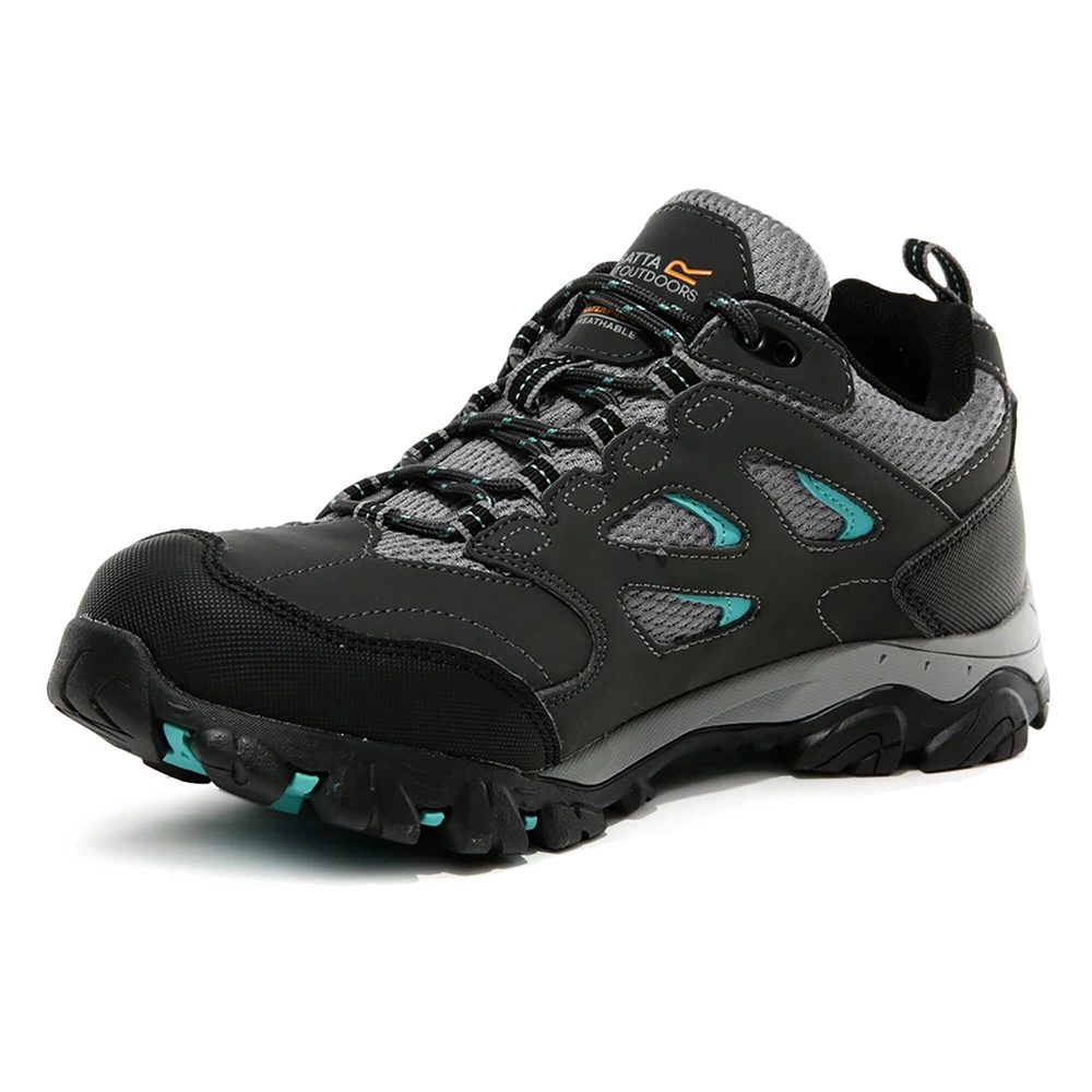 Regatta Womens Holcombe IEP Low Waterproof Walking Shoes (Ash/Ceramic) - Image 3