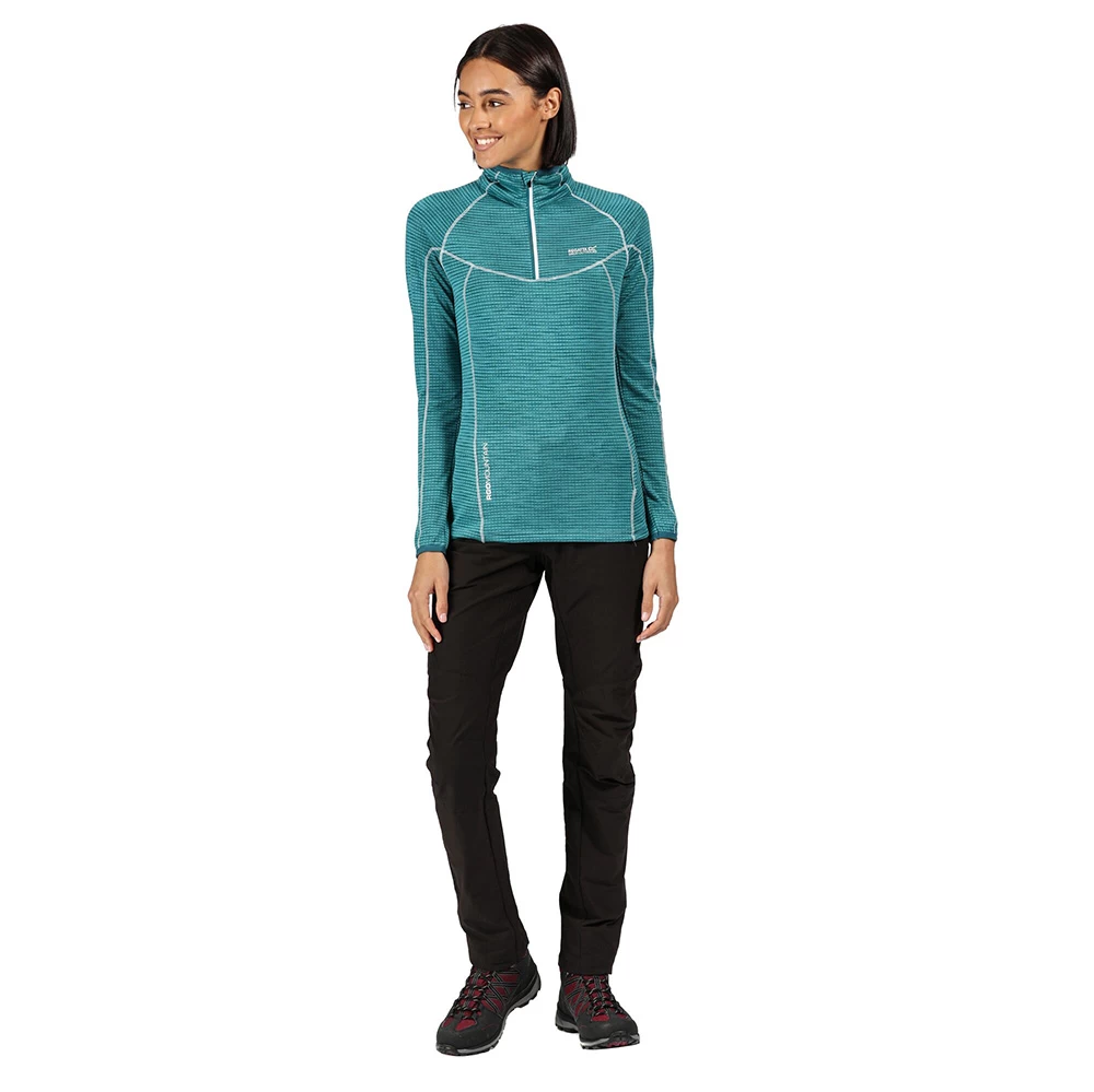 Regatta Womens Highton Stretch Walking Trousers (Black) - Image 3