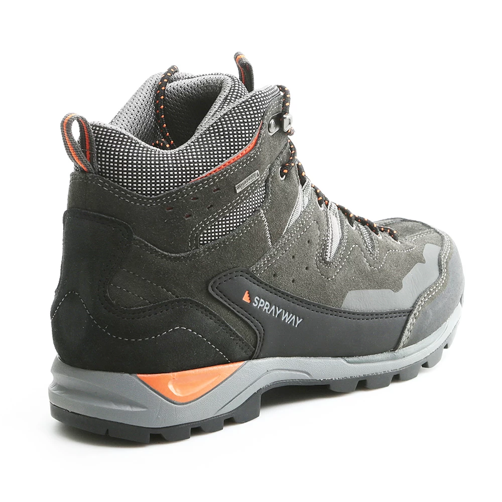 Sprayway Mens Oxna Mid HydroDRY Walking Boots (Charcoal) - Image 4