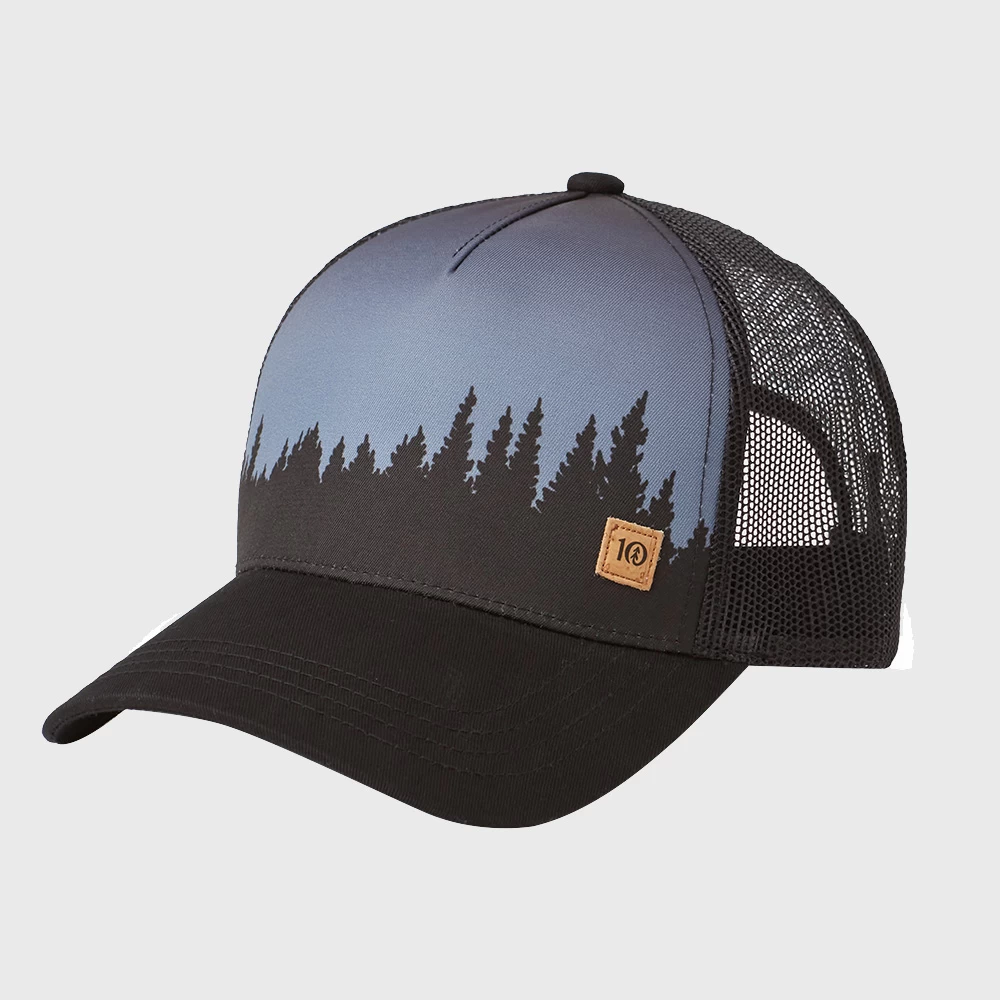 Tentree Juniper Altitude Hat (Meteorite Black / White)