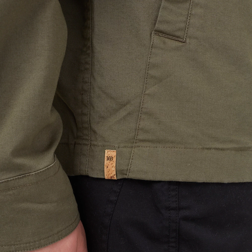 Tentree Mens Canvas Jacket (Olive Night Green) - Image 6