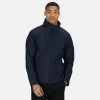 Regatta Professional Mens Classic 3 Layer Printable Softshell (Navy / Seal Grey)
