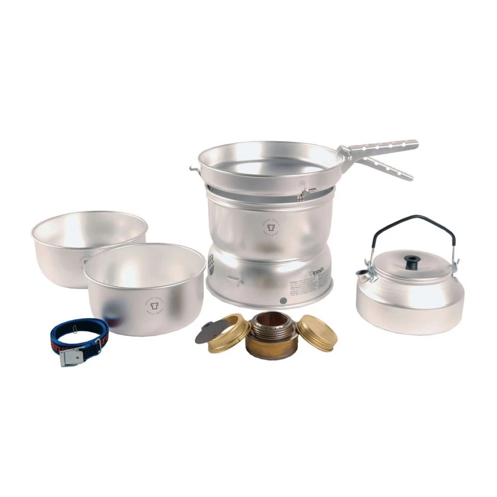 Trangia 27-2 Stove Alloy Pans With Spirit Burner & Kettle