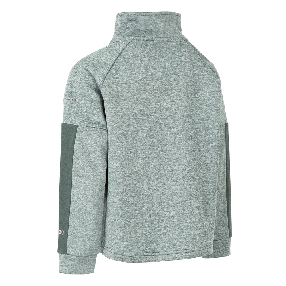 Trespass Kids Immense Full Zip Fleece (Spruce Green Marl) - Image 2