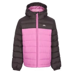 Trespass Kids Oskar Insulated Padded Jacket (Deep Pink)