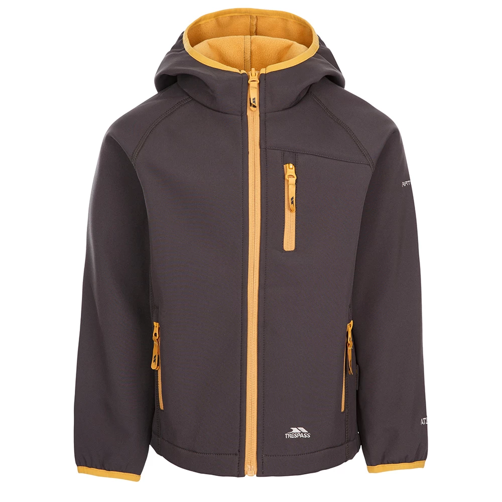 Trespass Kids Kian Softshell Jacket (Dark Grey) - Image 3