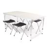 Vanilla Leisure Picnic Table And 4 Stool Set